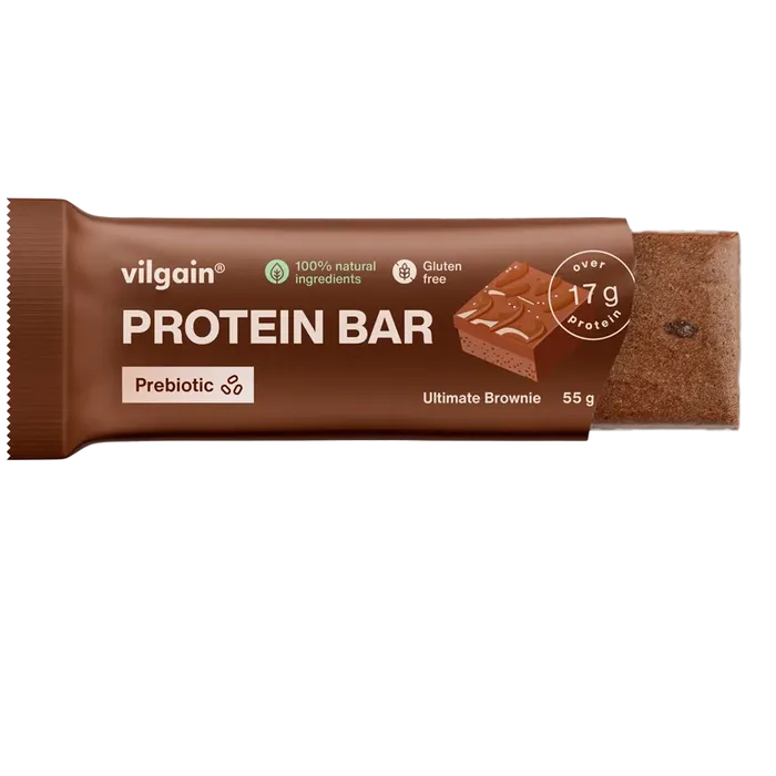 Vilgain Prebiotic Protein Bar ultimate brownie 55g